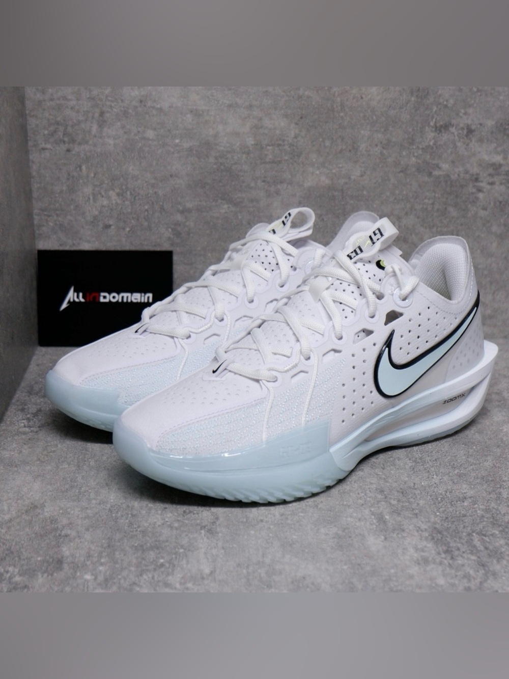 Nike Air Zoom GT Cut 3 EP White Glacier Blue - DV2918-104